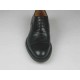 Zapato oxford para hombre con cordones y puntera en piel negra - Tallas disponibles:  51, 52