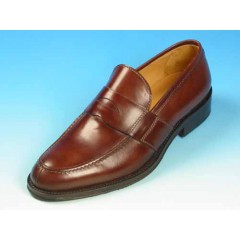 Mocassino elegante da uomo in pelle marrone - Misure disponibili: 40, 50, 52, 53, 54