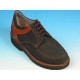Chaussure sportif à lacets pour hommes en nubuck noir et cuir brun - Pointures disponibles:  40, 43