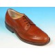 Herrenschnürschuh mit Broguemuster aus hellbraunem Leder - Verfügbare Größen:  39, 41, 42, 44, 45