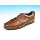 Zapato deportivo con cordones para hombre en piel marron