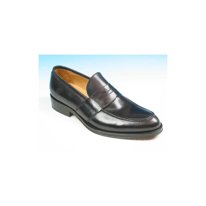Mocassino elegante da uomo in pelle nera - Misure disponibili: 52, 53