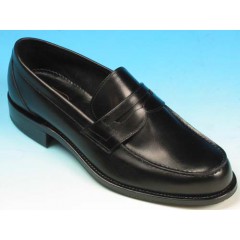 Mocasino elegante para hombre en piel negra - Tallas disponibles:  40, 42