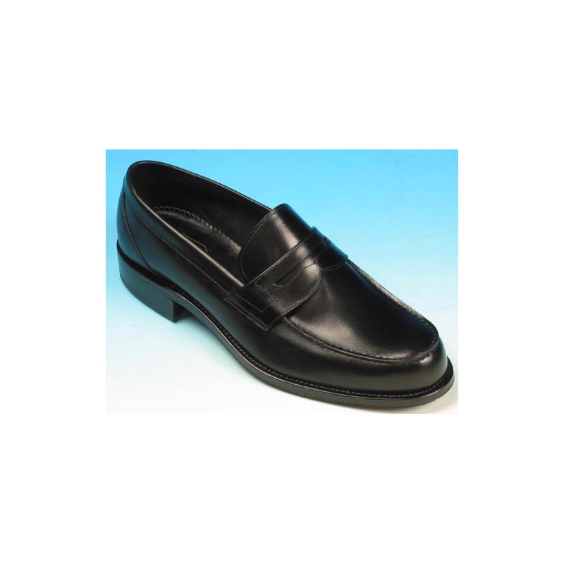 Mocasin élégant pour hommes en cuir noir - Pointures disponibles:  40, 42