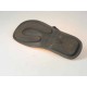 Chanclas de dedo para hombre en piel estampada de color negro - Tallas disponibles:  47