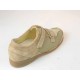 Scarpa velcro sportivo scamosciato beige -  