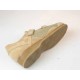Zapato deportivo para hombre con velcro en gamuza y tejido beis - Tallas disponibles:  36, 37