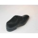 Chaussure richelieu élégant à lacets pour hommes en cuir noir - Pointures disponibles:  50, 52