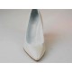Decolté da donna in pelle perlata colore avorio tacco 9 - Misure disponibili: 31, 44, 46