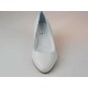 Pump in white leather heel 5 - Available sizes:  33
