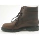 Bottines avec lacets pour hommes en cuir brun - Pointures disponibles:  46