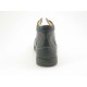 Anklehigh sportshoe for men with laces in black leather - Available sizes:  46