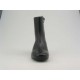 Botin para mujer con cremallera en piel negra cuña 1 - Tallas disponibles:  32