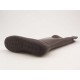 Bota para mujer con cremallera en piel marron cuña 1 - Tallas disponibles:  31, 32