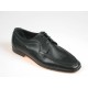 Herrenschuh mit Schnürsenkeln aus schwarzem Leder