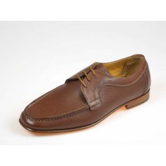 Scarpa stringata da uomo in pelle marrone - Misure disponibili: 39, 42, 43, 44, 45, 50, 52