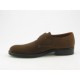 Zapato para hombre con hebilla en gamuza de color tabaco - Tallas disponibles:  37, 38, 39, 41, 44, 45
