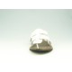 Mule entredoigt pour hommes en cuir blanc - Pointures disponibles:  47