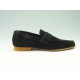 Mocasino para hombre en gamuza de color negro - Tallas disponibles:  36, 39, 52