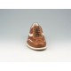 Men's laced sports shoe in brown and beige leather - Available sizes:  36