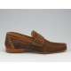 Mocassino da uomo in camoscio cuoio - Misure disponibili: 40, 41, 45, 52