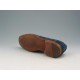Mocassino da uomo con nappine in camoscio blu - Misure disponibili: 38, 40