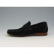 Mocassino in camoscio nero -  