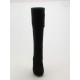 Bottes pour femmes avec plateforme et revers en daim noir talon 9 - Pointures disponibles:  32