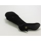 Bottes pour femmes avec plateforme et revers en daim noir talon 9 - Pointures disponibles:  32