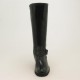 Damenstiefel mit Reißverschluß und Schnalle aus schwarzem Leder Absatz 3 - Verfügbare Größen:  31