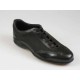Herrenschuh mit Schnürsenkeln aus dunkelbraunem Leder