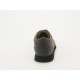Stringata sportiva pelle marrone -  