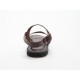 Sandale pour hommes en cuir marron  - Pointures disponibles:  47, 48