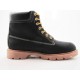 Stivaletto stringato da uomo in pelle nera - Misure disponibili: 47, 48