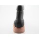 Polacco stringato in pelle nero -  
