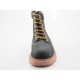 Stivaletto stringato da uomo in pelle nera - Misure disponibili: 47, 48