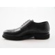 Stringato in pelle colore nero -  