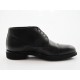 Zapato con cordones y puntera para hombre en piel color marron oscuro - Tallas disponibles:  50
