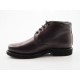 Polacco stringato in pelle bordeaux -  