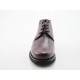 Zapato alto al tobillo con cordones para hombre en piel granate - Tallas disponibles:  47
