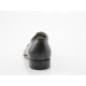 Scarpa stringata in pelle nero -  