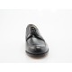 Chaussure à lacets pour hommes en cuir noir - Pointures disponibles:  36