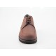 Zapato con cordones para hombres en piel nubuk marron claro - Tallas disponibles:  36, 37