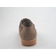 Scarpa sportiva in camoscio beige scuro -  