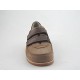 Scarpa sportiva in camoscio beige scuro -  