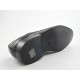 Zapato derby elegante con cordones para hombre en piel lisa negra - Tallas disponibles:  50