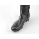 Bota para mujer con cremallera y hebillas en piel negra talon 2 - Tallas disponibles:  32