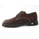 Scarpa derby stringata sportiva da uomo in camoscio marrone - Misure disponibili: 47