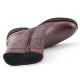 Stivaletto con cerniera da uomo in pelle marrone - Misure disponibili: 48, 50