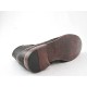 Bottes avec fermetures éclair pour hommes en cuir marron - Pointures disponibles:  50